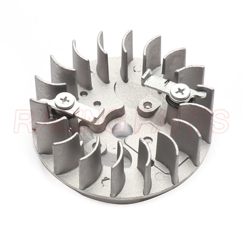 Aluminum Alloy Easy Pull Start Starter + Flywheel for 47cc 49cc Pocket Mini Moto Dirt Bike Crosser ATV Quad Minimoto