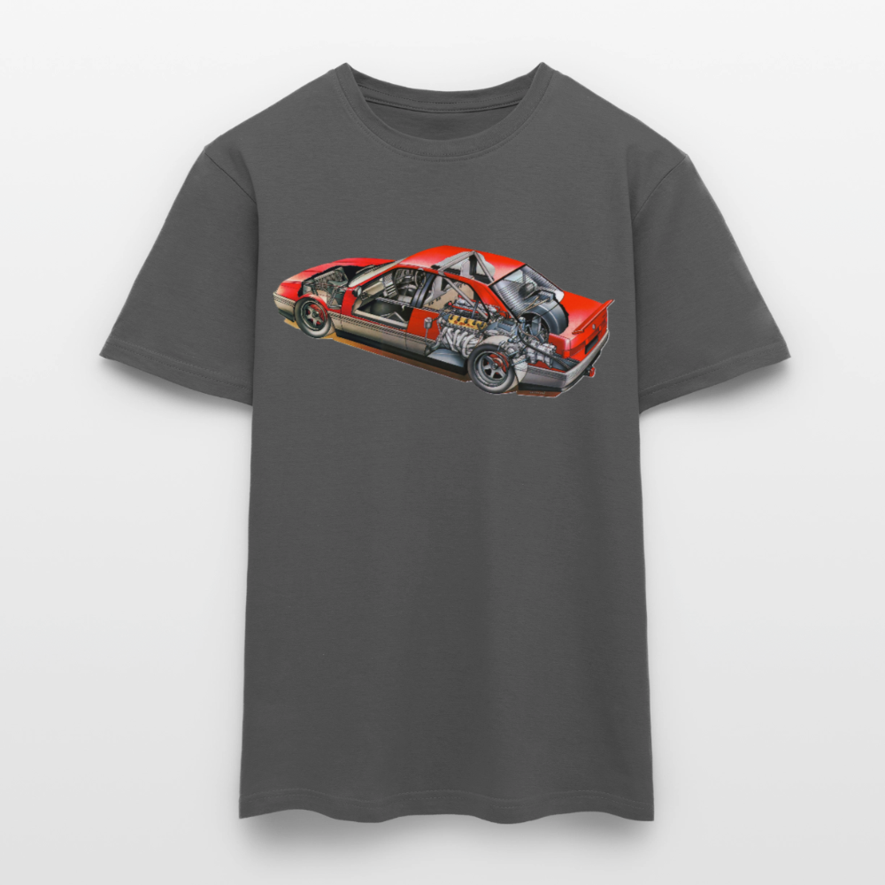 T-Shirt Alfa Romeo 164 V10 - charcoal grey