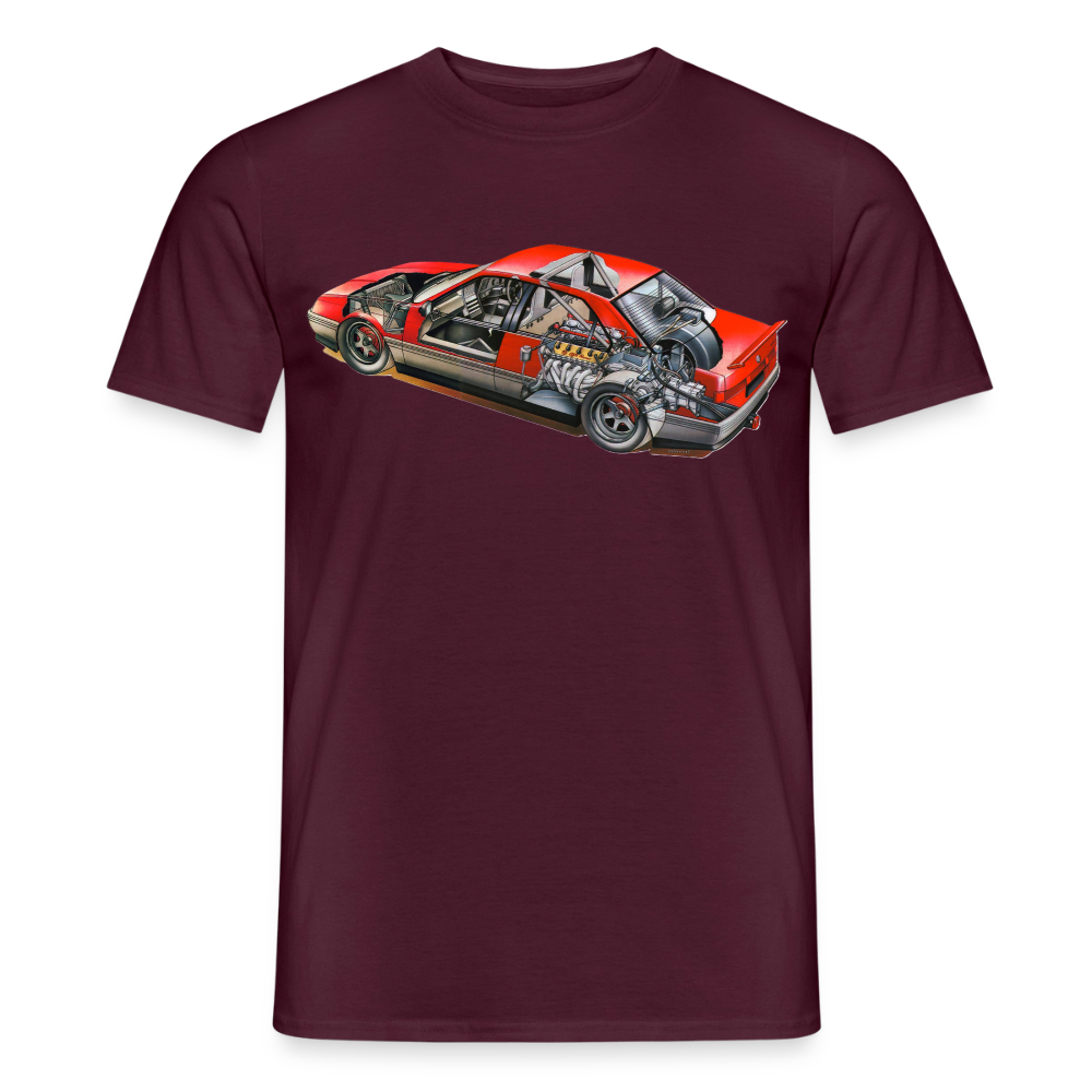 T-Shirt Alfa Romeo 164 V10 - brick red
