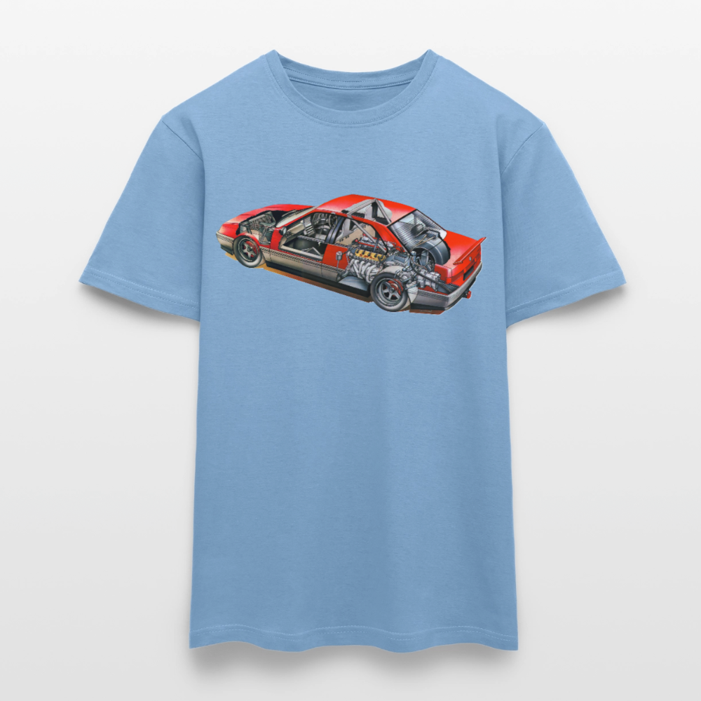 T-Shirt Alfa Romeo 164 V10 - carolina blue