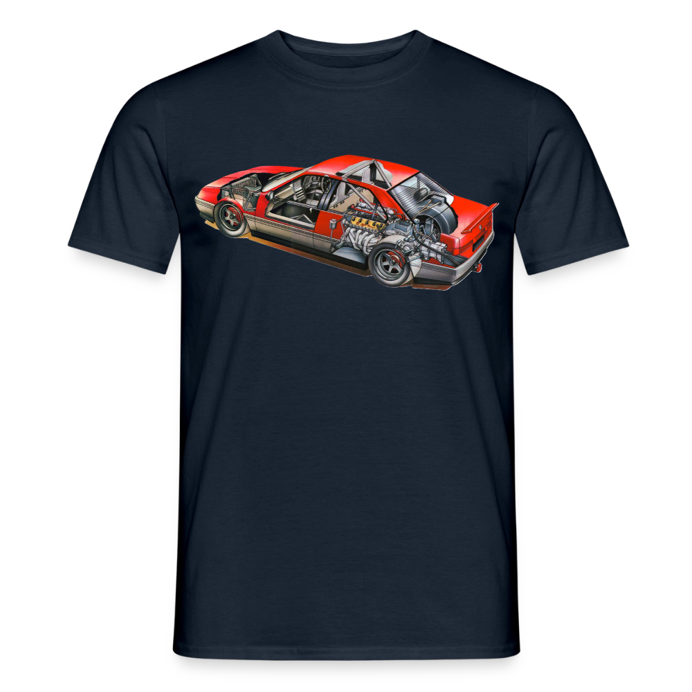 T-Shirt Alfa Romeo 164 V10 - navy