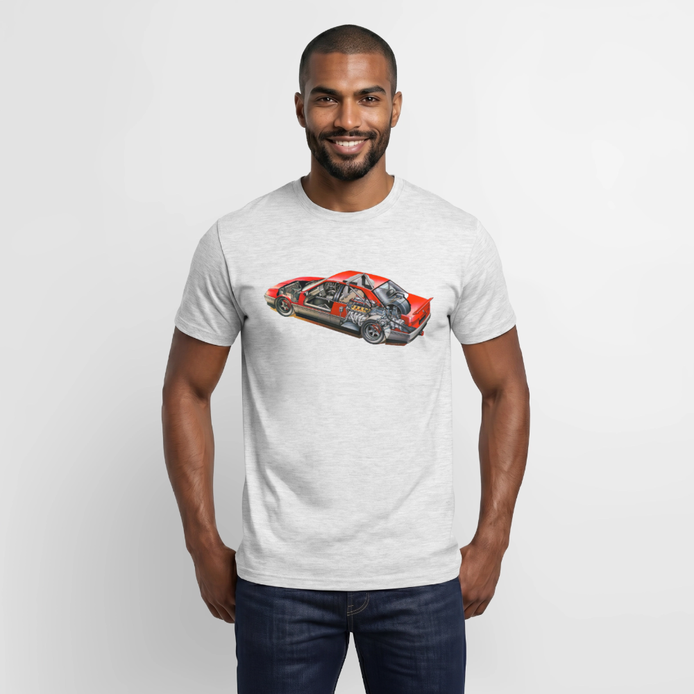 T-Shirt Alfa Romeo 164 V10 - heather grey