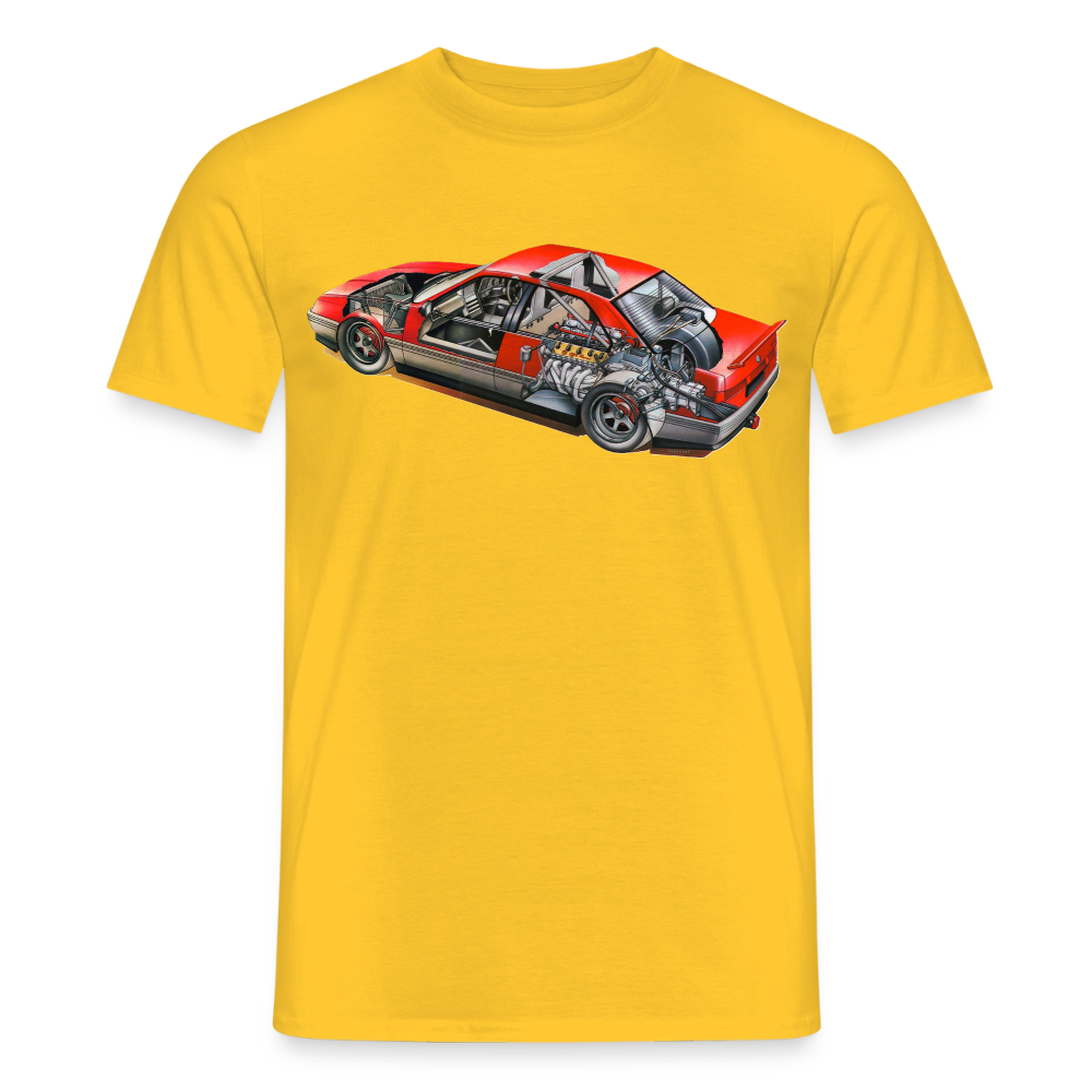 T-Shirt Alfa Romeo 164 V10 - yellow