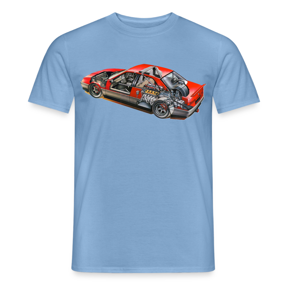 T-Shirt Alfa Romeo 164 V10 - carolina blue