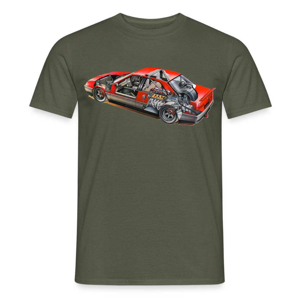 T-Shirt Alfa Romeo 164 V10 - military green
