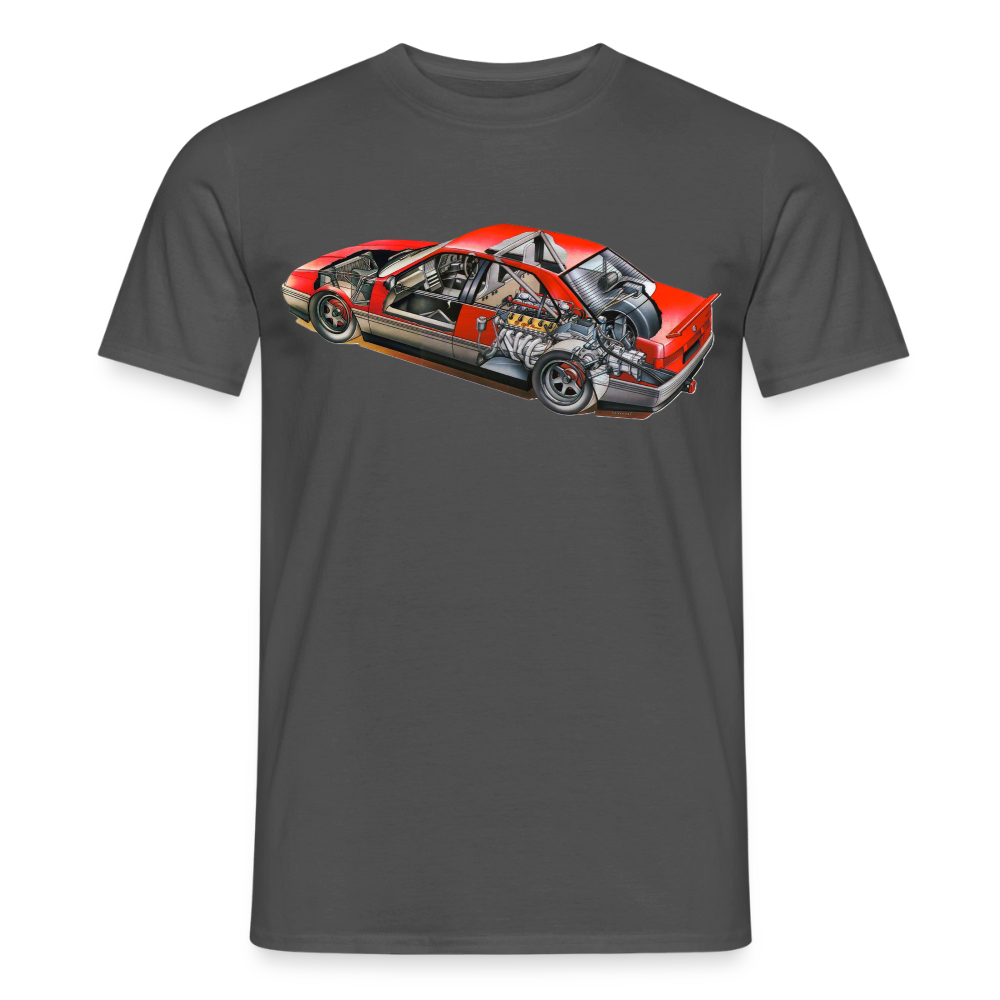 T-Shirt Alfa Romeo 164 V10 - charcoal grey