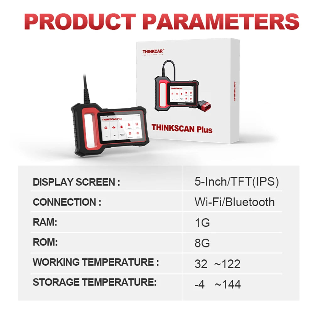 THINKCAR Thinkscan Plus S7 OBD2 Scanner Car Diagnostic