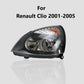 Front Headlight For Renault Clio II 2001-2005 R:7701051770 L:7701051769 Black White Options Right Left Compatible Headlamp Light