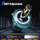 2Pc H4 LED Bulb Turbo Headlight 30000LM Powerful Best Car Lamp with Fan For Ford Fiesta V 2003 2004 2005 2006 2007 2008