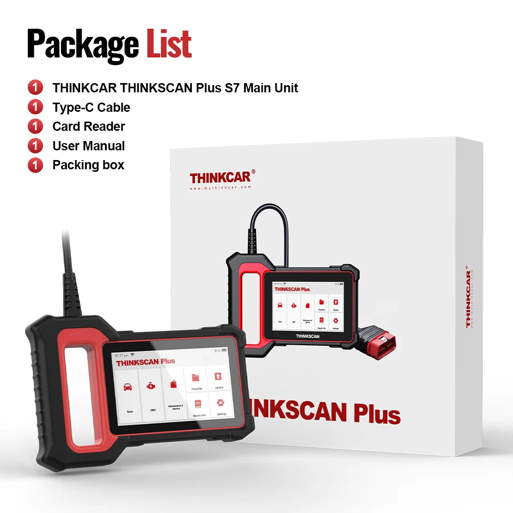 THINKCAR Thinkscan Plus S7 OBD2 Scanner Car Diagnostic