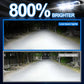 2Pc H4 LED Bulb Turbo Headlight 30000LM Powerful Best Car Lamp with Fan For Ford Fiesta V 2003 2004 2005 2006 2007 2008