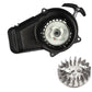 Aluminum Alloy Easy Pull Start Starter + Flywheel for 47cc 49cc Pocket Mini Moto Dirt Bike Crosser ATV Quad Minimoto