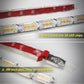 2pcs Waterproof Flexible Universal Car Led DRL Daytime Running Light White Headlight LED Strip Flowing Turn Signal Lights