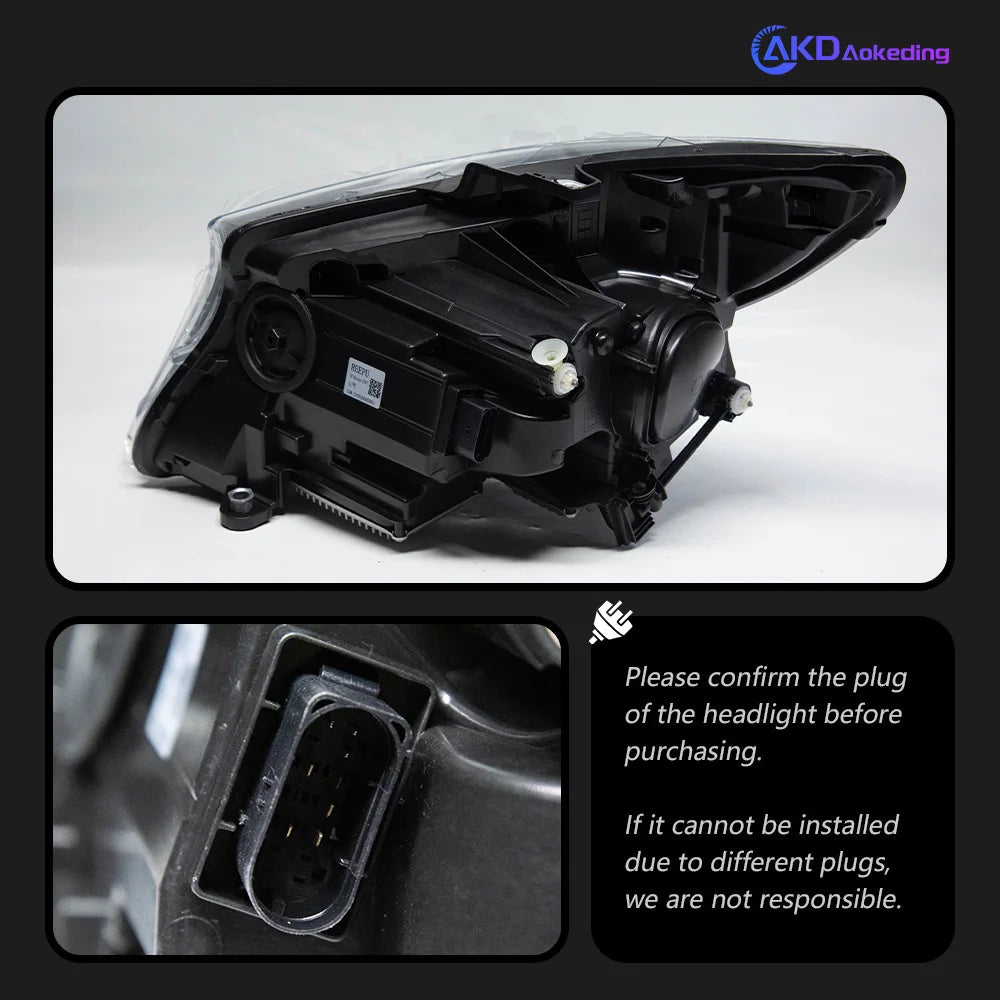 AKD Styling LED Head Lamp for Benz Vito Headlights 2016-2024 W447 V250 LED Projector Lens DRL  Dynamic front Auto Accessories