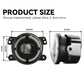For Lada Niva Wrangler JK Dodge Citroen Ford Honda Suzuki 4 Inch LED Off Road Fog Lamp Driving Auxiliary Light Auto Headlight