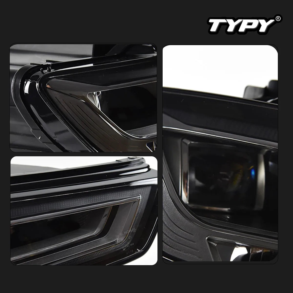 TYPY 2 PCS Car Lights For Audi A3 2014-2016 LED Car Lamps Daytime Running Lights Dynamic Turn Signals Car Accessories