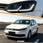 TYPY Auto Parts For VW POLO Headlights 2011-2018 GTI latest Styling LED Daytime Lights Dual Projector Car Accesorios Modified