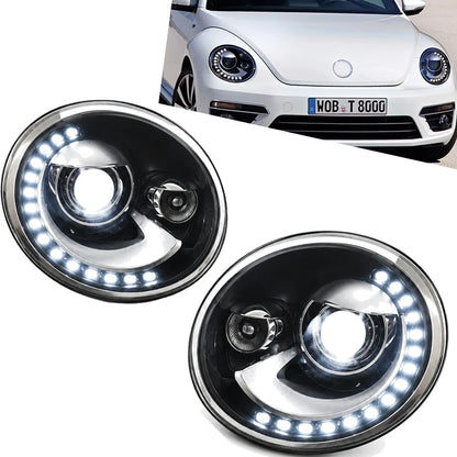 Car LED Head Lights For VW Beetle 2013-2018 LED Car Lamps Daytime Running Lights Dynamic Plug And Play Car Accessories