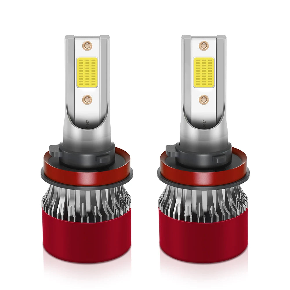 2x LED H4 H7 Car Headlight H1 Bulb H8 H11 9005 HB3 9006 HB4 9007 9008 H13 9145 9140 H10 Led Fog Lights 30000LM Turbo Lampada 12V