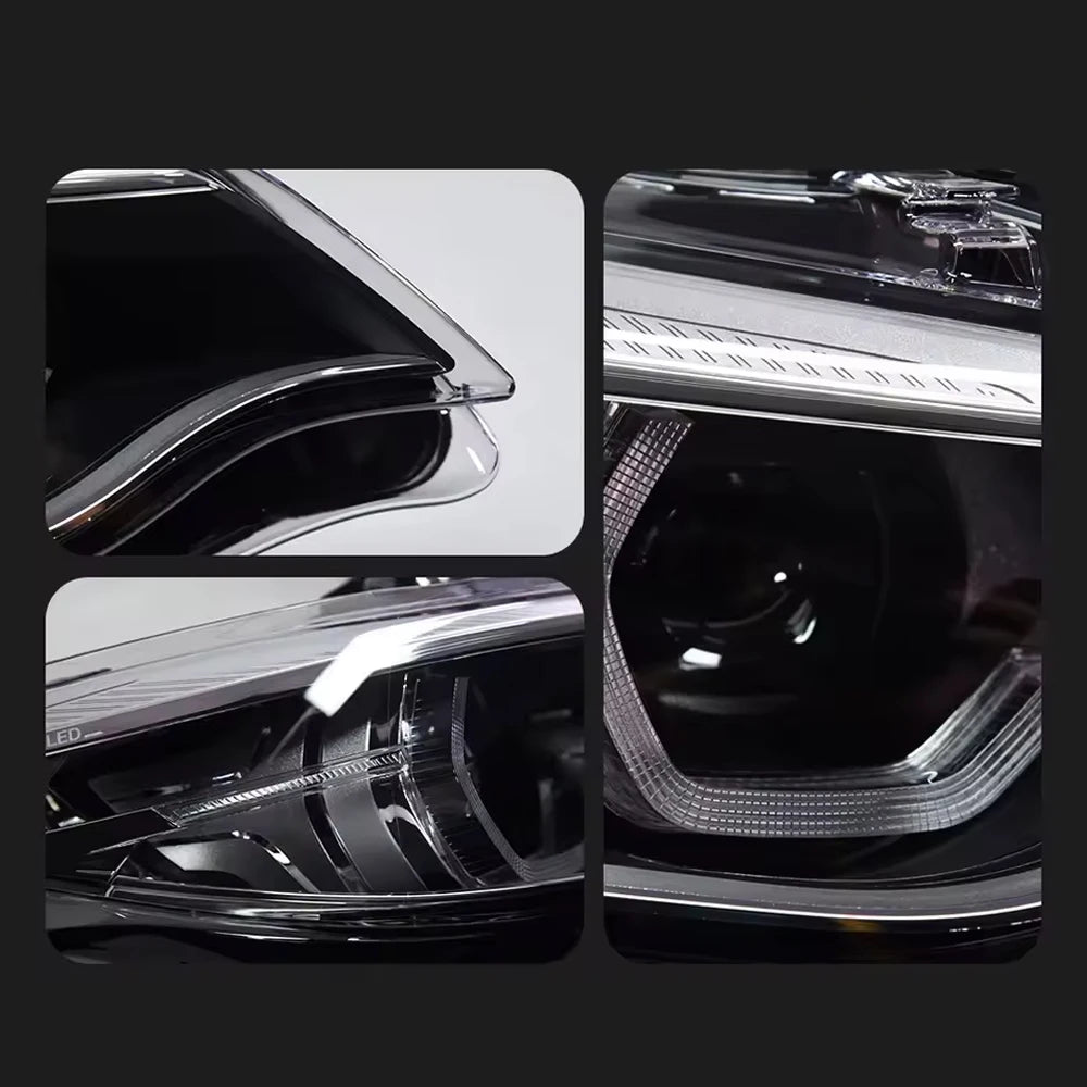 TYPY 2Pcs Car LED Head Lights For BMW 2 Series F22 Headlights F23 2014-2019 LED Car Lamps Daytime Running Lights Dynamic Turn Signals Car Accessories