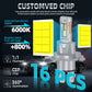 180W Turbo LED CANBUS Light Headlight Bulbs For Citroen Berlingo 1996-2010 2004 2005 2006 2007 2008 2009