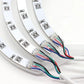 For Fiat PUNTO MK2 1999-2010 16-Color RGB Cotton LED Headlight Angel Eyes Ring Lamp Remote Control Car Daytime Running Light