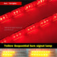 2pcs Flexible LED Strip DRL Daytime Running Light Waterproof Sequential Flow Headlight Switchback Runners Corner Turn Signal