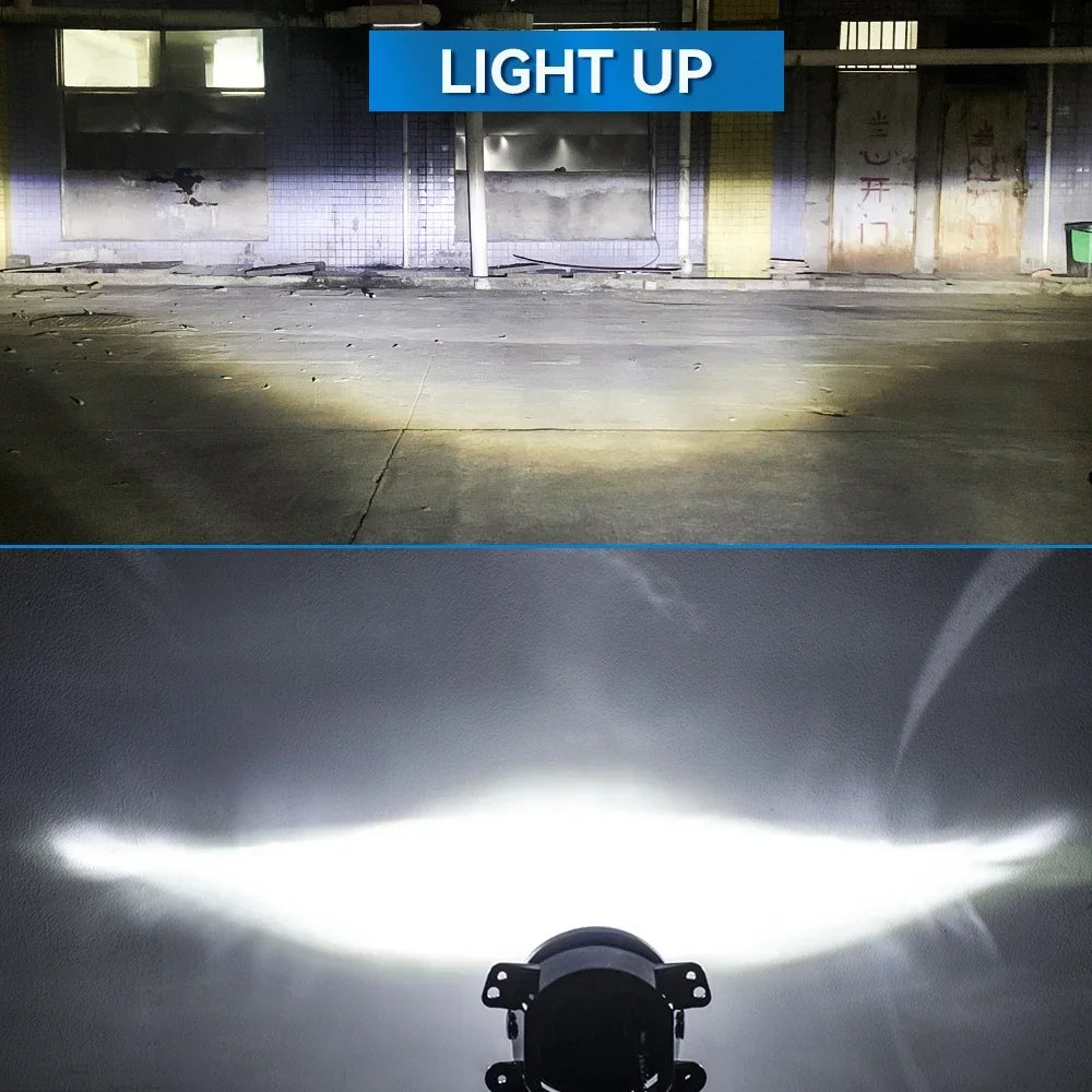 For Lada Niva Wrangler JK Dodge Citroen Ford Honda Suzuki 4 Inch LED Off Road Fog Lamp Driving Auxiliary Light Auto Headlight