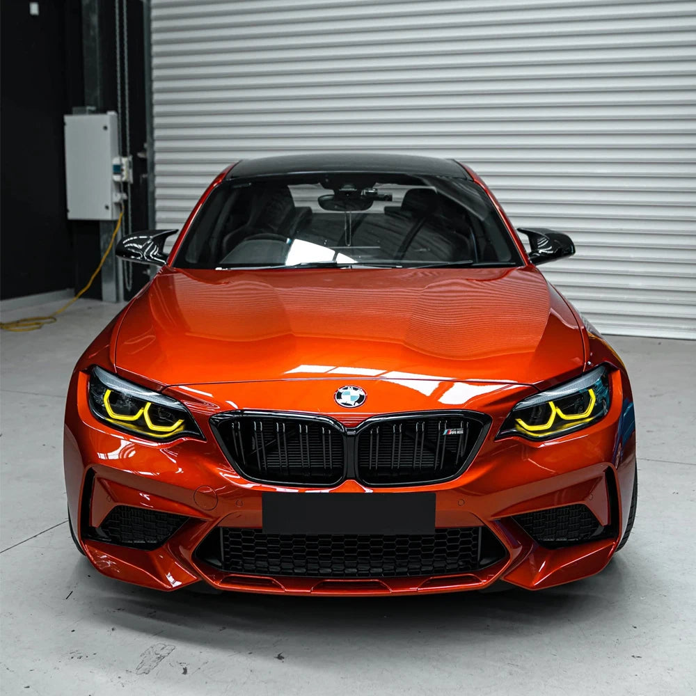 TYPY 2Pcs Car LED Head Lights For BMW 2 Series F22 Headlights F23 2014-2019 LED Car Lamps Daytime Running Lights Dynamic Turn Signals Car Accessories