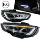 TYPY 2 PCS Car Lights For Audi A3 2014-2016 LED Car Lamps Daytime Running Lights Dynamic Turn Signals Car Accessories