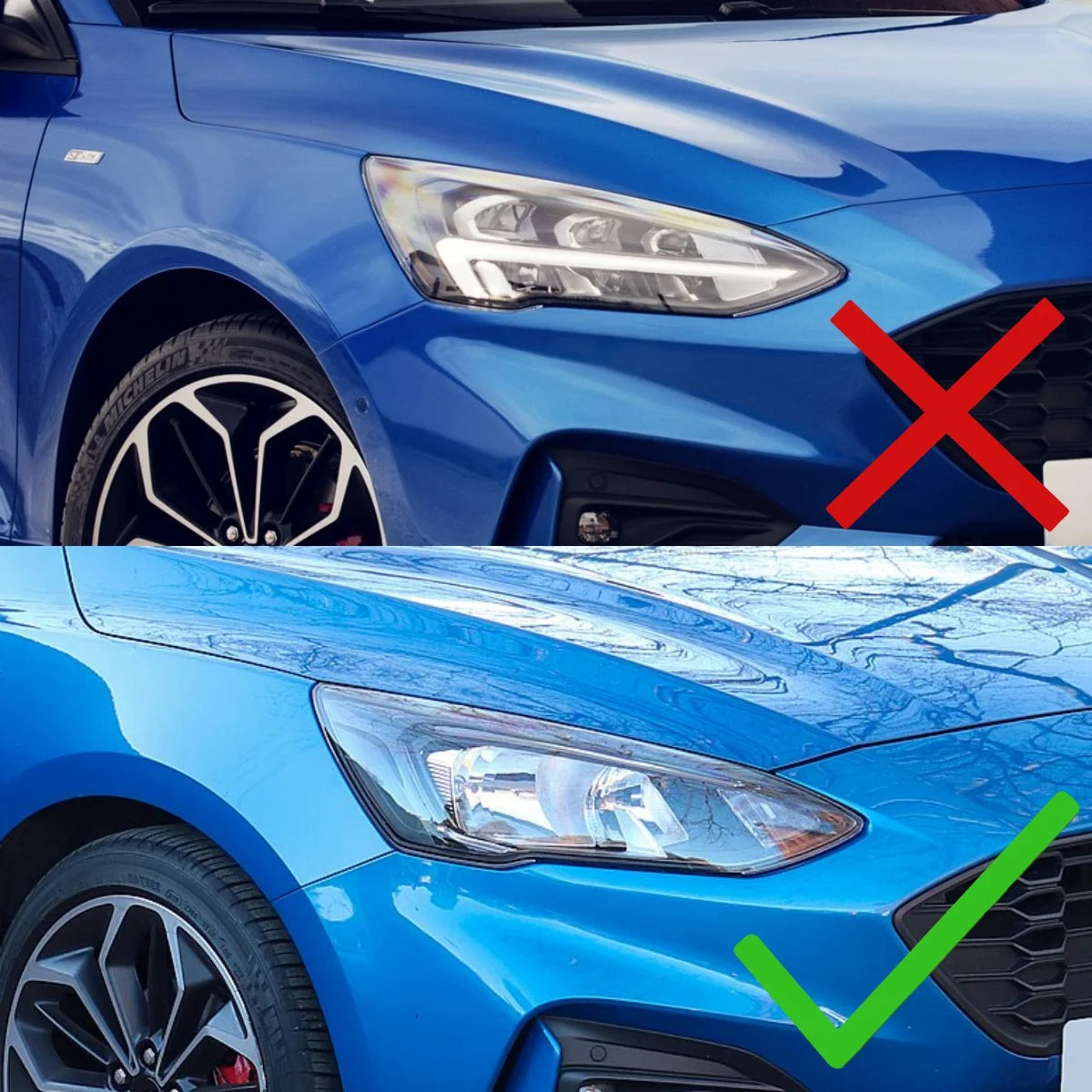 LED Headlights for Ford Focus MK4 IV 2019-2021 ST-Line Titanium Trend Sequential Turn Signal Pair Front Lamps Assembly