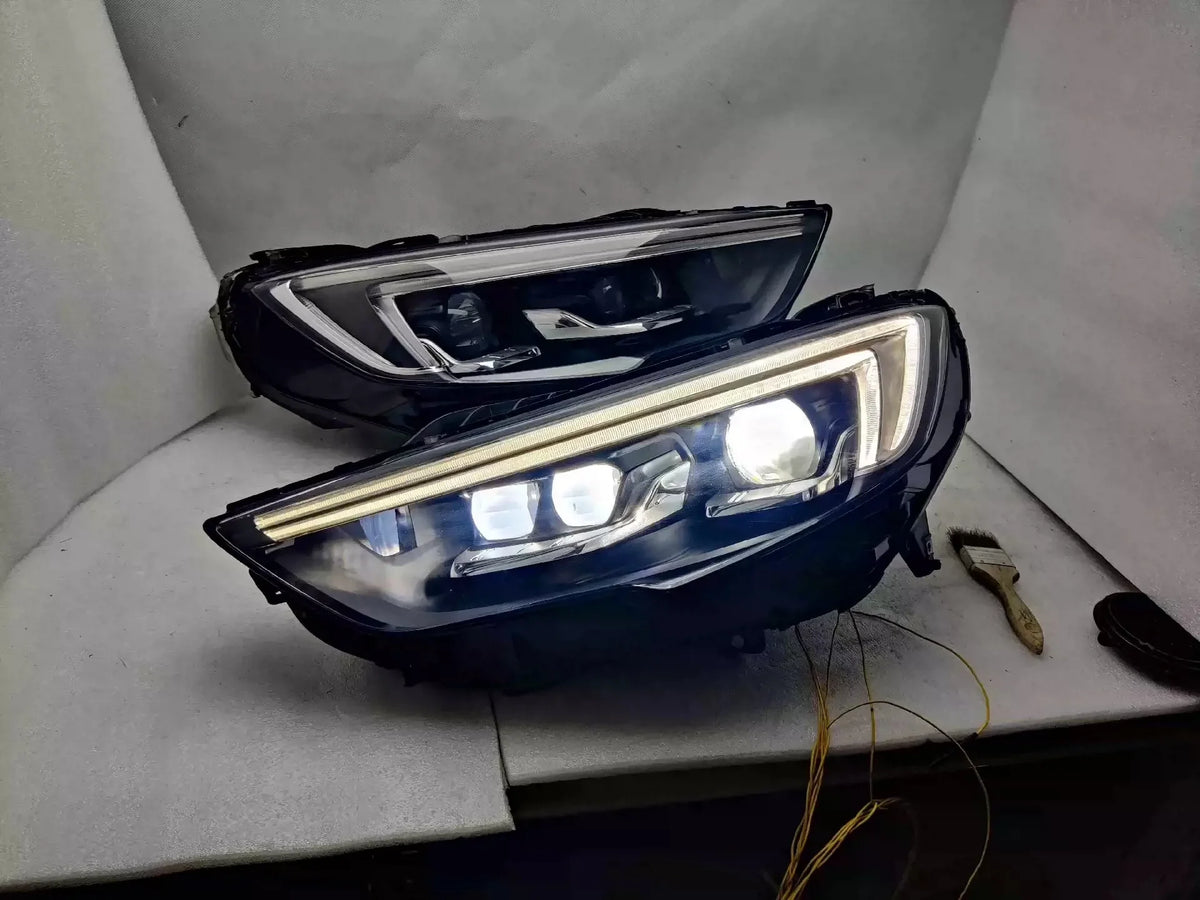 Car Headlight Head Lamp for Buick Regal Opel Insignia DRL Daytime Running Light Turn Signal Angel Eye Projector Lens