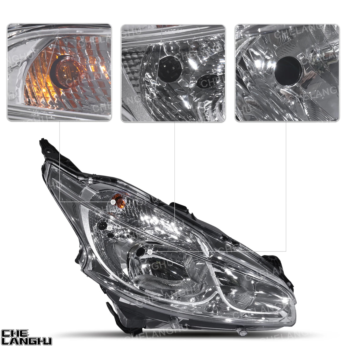 For Peugeot 208 2012 2013 2014 2015 2016 2017 2018 Car Front Halogen HeadLight HeadLamp Turn Signal 9674214080 9802221280