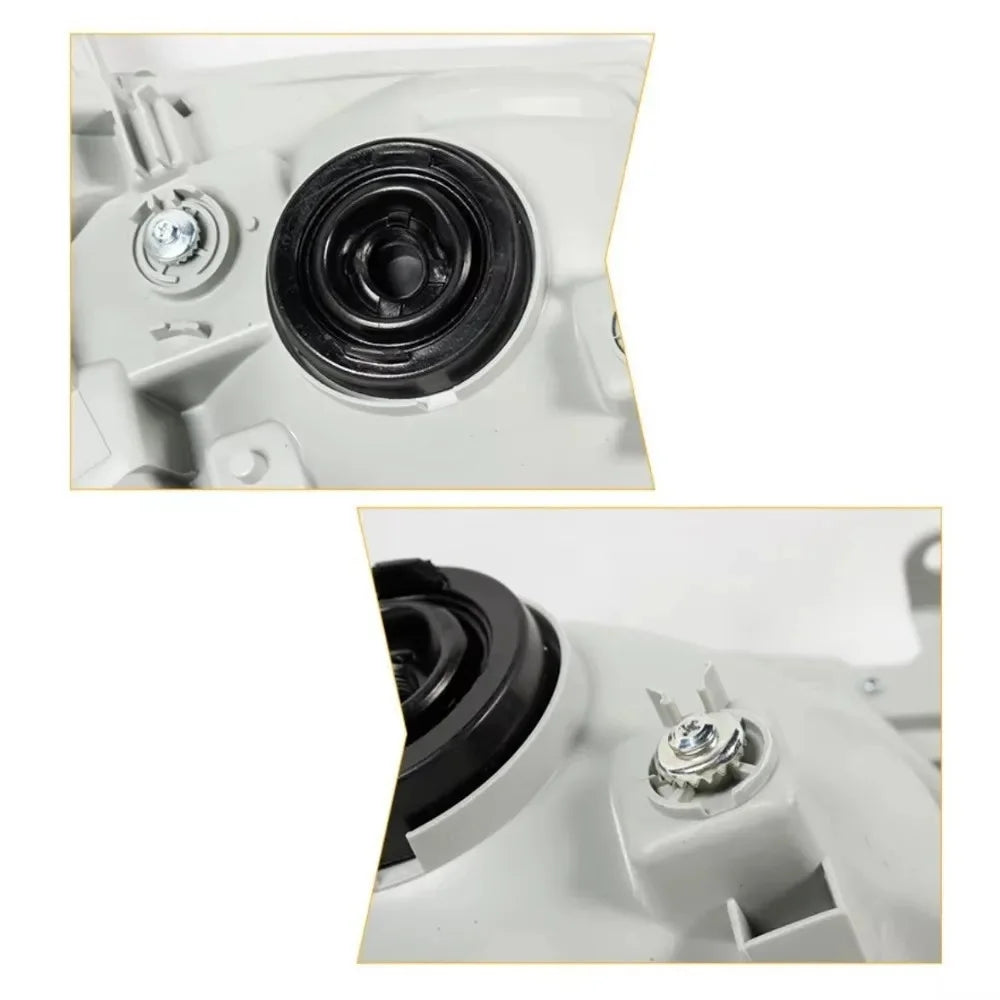 Halogen Headlights, One Pair Left & Right, Pickup Truck Front Lamps, Headlight Assembly Fits Toyota Hilux VIGO SR5 2008-2011, Au