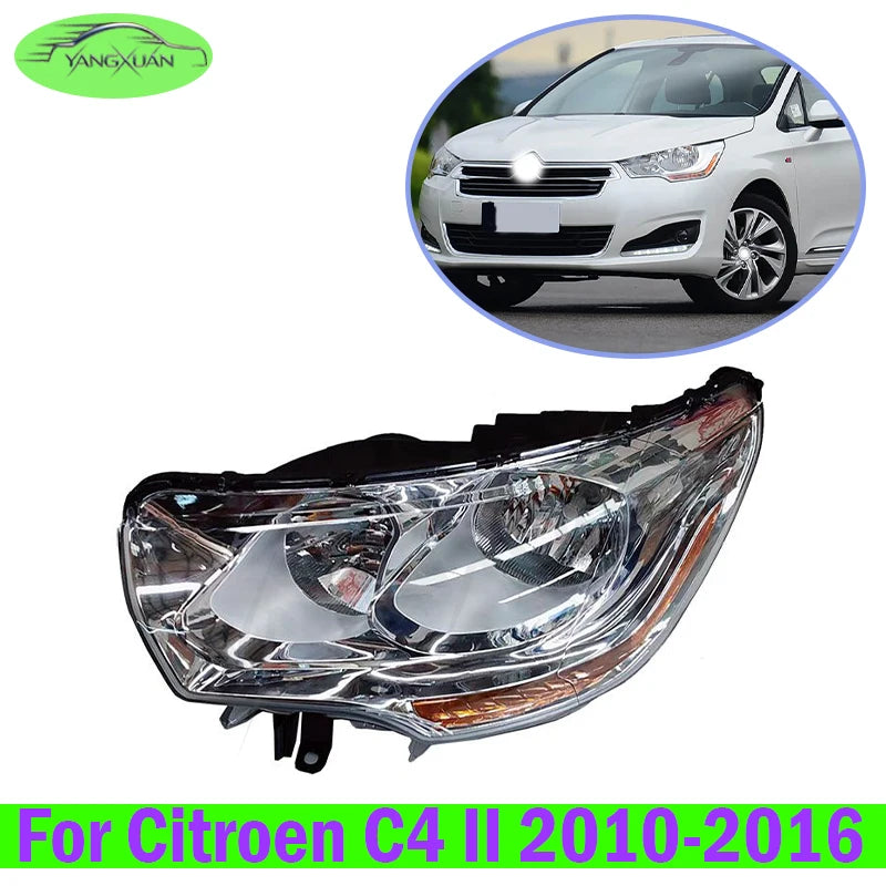 Front Bumper Headlight Headlamp Head Light Head Lamp For Citroen C4 II 2010 2011 2012 2013 2014 2015 2016