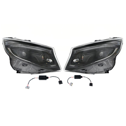 2x Headlight Assembly Left+Right For Benz V-Class W447 Vito V220 V250 V260 2015-2023 LED Front Headlights Pair Head Light Lamp