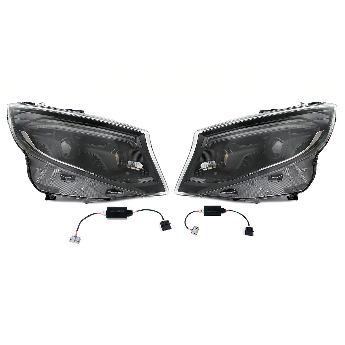 2x Headlight Assembly Left+Right For Benz V-Class W447 Vito V220 V250 V260 2015-2023 LED Front Headlights Pair Head Light Lamp