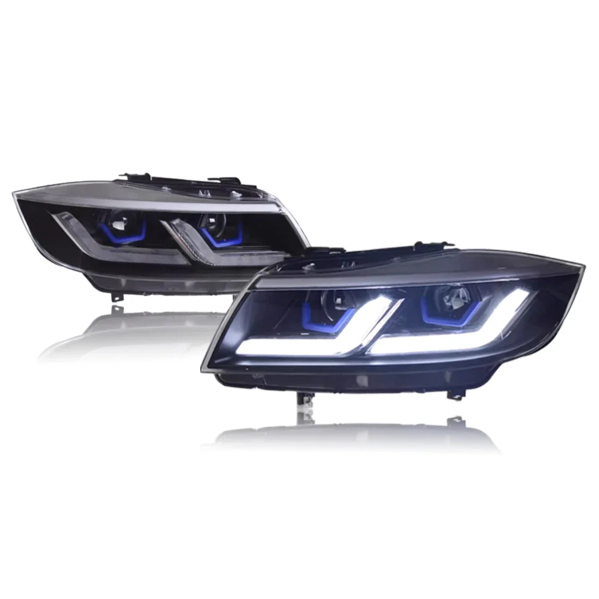 TYPY Car Lights For BMW 3 Serise E91 E90 Headlights 2005-2012 LED Head Lamp 320i 318i 330i DRL Projector Front Light Car Accessories