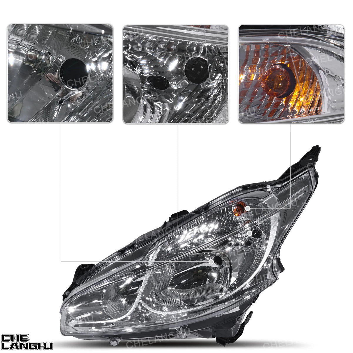 For Peugeot 208 2012 2013 2014 2015 2016 2017 2018 Car Front Halogen HeadLight HeadLamp Turn Signal 9674214080 9802221280