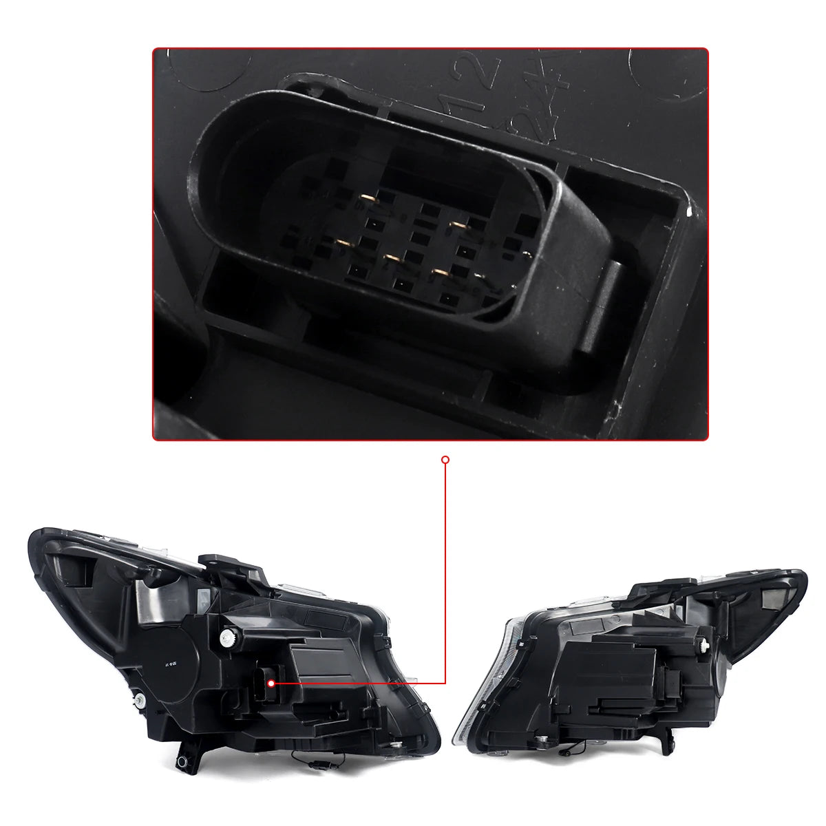 2x Headlight Assembly Left+Right For Benz V-Class W447 Vito V220 V250 V260 2015-2023 LED Front Headlights Pair Head Light Lamp