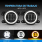 For Lada Niva Wrangler JK Dodge Citroen Ford Honda Suzuki 4 Inch LED Off Road Fog Lamp Driving Auxiliary Light Auto Headlight