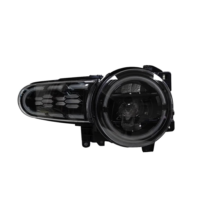 Sequential LED Headlights for Toyota FJ Cruiser 2007-2020 DRL Projector Front Lamps L+R