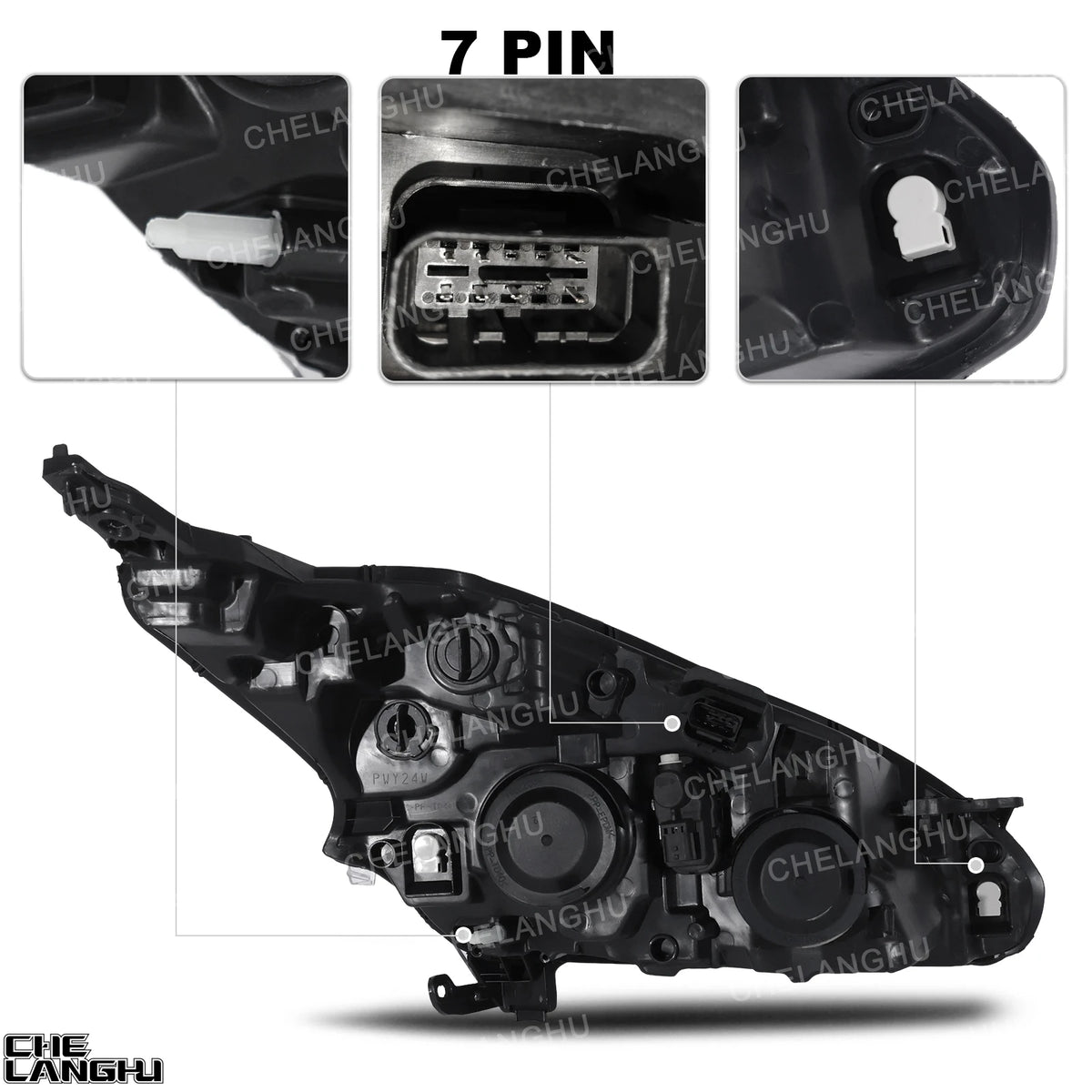 For Peugeot 208 2012 2013 2014 2015 2016 2017 2018 Car Front Halogen HeadLight HeadLamp Turn Signal 9674214080 9802221280