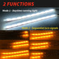 2pcs Flexible LED Strip DRL Daytime Running Light Waterproof Sequential Flow Headlight Switchback Runners Corner Turn Signal