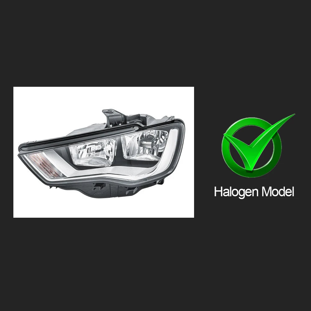 TYPY 2 PCS Car Lights For Audi A3 2014-2016 LED Car Lamps Daytime Running Lights Dynamic Turn Signals Car Accessories
