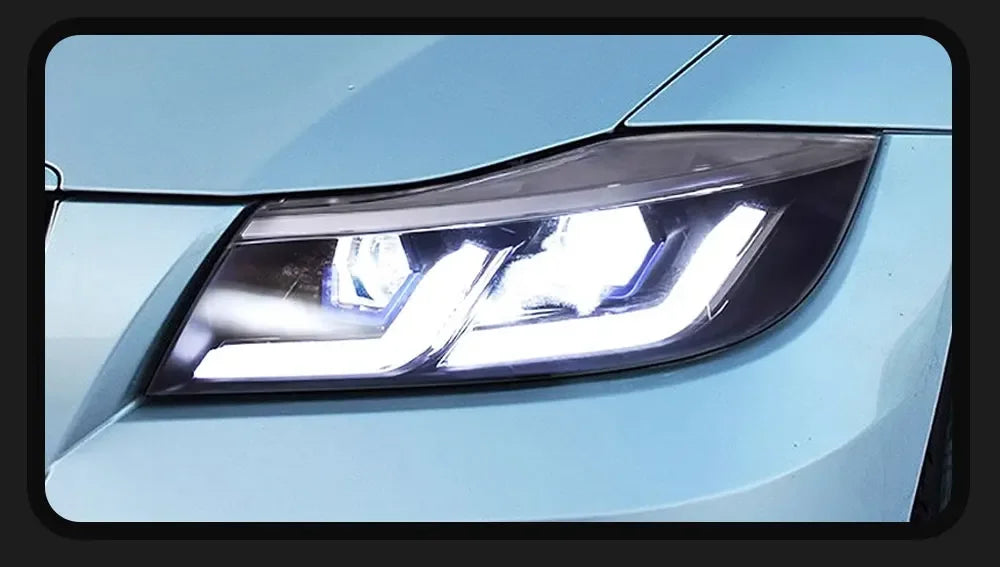 TYPY Car Lights For BMW 3 Serise E91 E90 Headlights 2005-2012 LED Head Lamp 320i 318i 330i DRL Projector Front Light Car Accessories