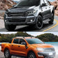 2PCS T6 LED Headlight Assembly E‑Mark Approved For Ford Ranger T6 Wildtrak Raptor Pickup Dynamic Sequential Amber Turn Signal Full LED Headlamps DRL High Low Beam Direct Fit Plug And Play IP67 Waterproof Auto Upgrade Kit 2P