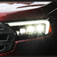 Paire de phares avant pour Ford Ranger 2016-2021 / Projecteurs LED / Droit et Gauche