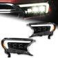 Paire de phares avant pour Ford Ranger 2016-2021 / Projecteurs LED / Droit et Gauche
