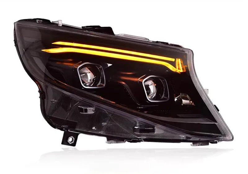 2x Headlight Assembly Left+Right For Benz V-Class W447 Vito V220 V250 V260 2015-2023 LED Front Headlights Pair Head Light Lamp